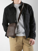 Sac Bandoulire Flandres Cuir Etrier Marron flandres EFLA729M-vue-porte