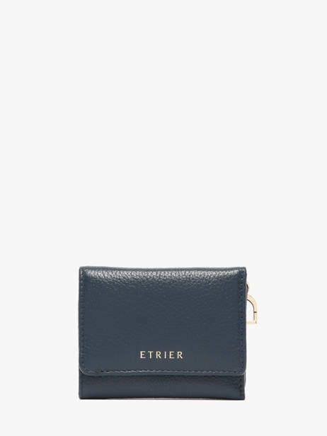 Porte-monnaie S Tradition Cuir Etrier Bleu tradition ETRA095S